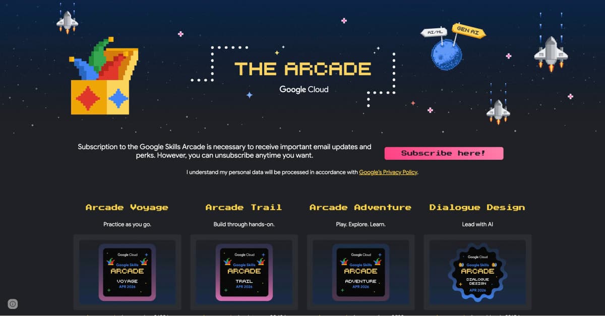 Google Arcade: Learn Google Cloud Skills While Earning Real Rewards