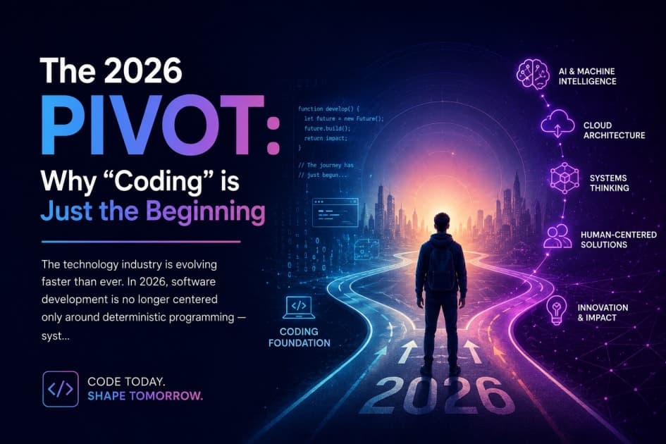 The 2026 Pivot: Why "Coding" is Just the Beginning