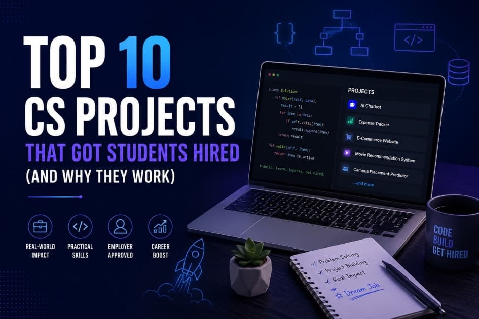 CS Projects That Got Students Hired 
