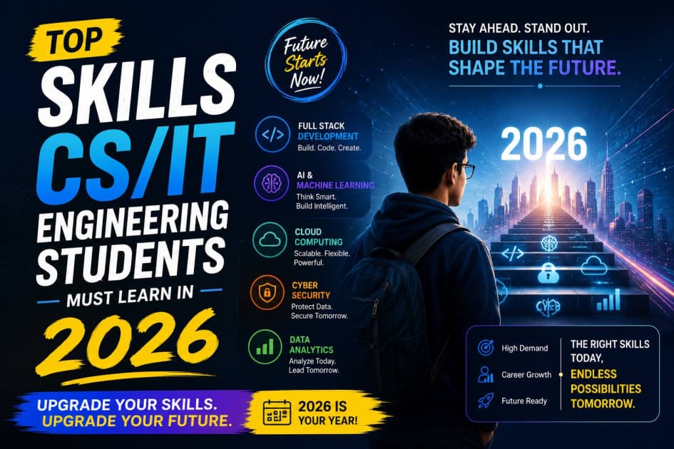 Top Skills CS/IT Engineering Students Must Learn in 2026