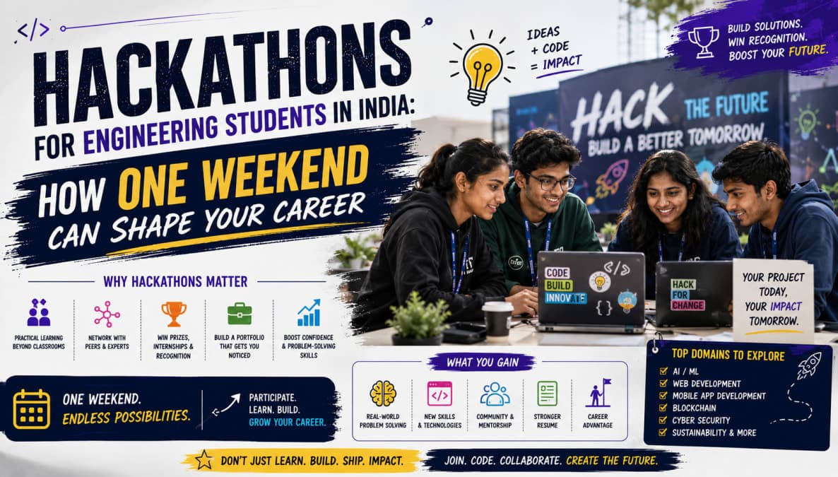 Hackathons for Engineering Students in India: How One Weekend Can Shape Your Career