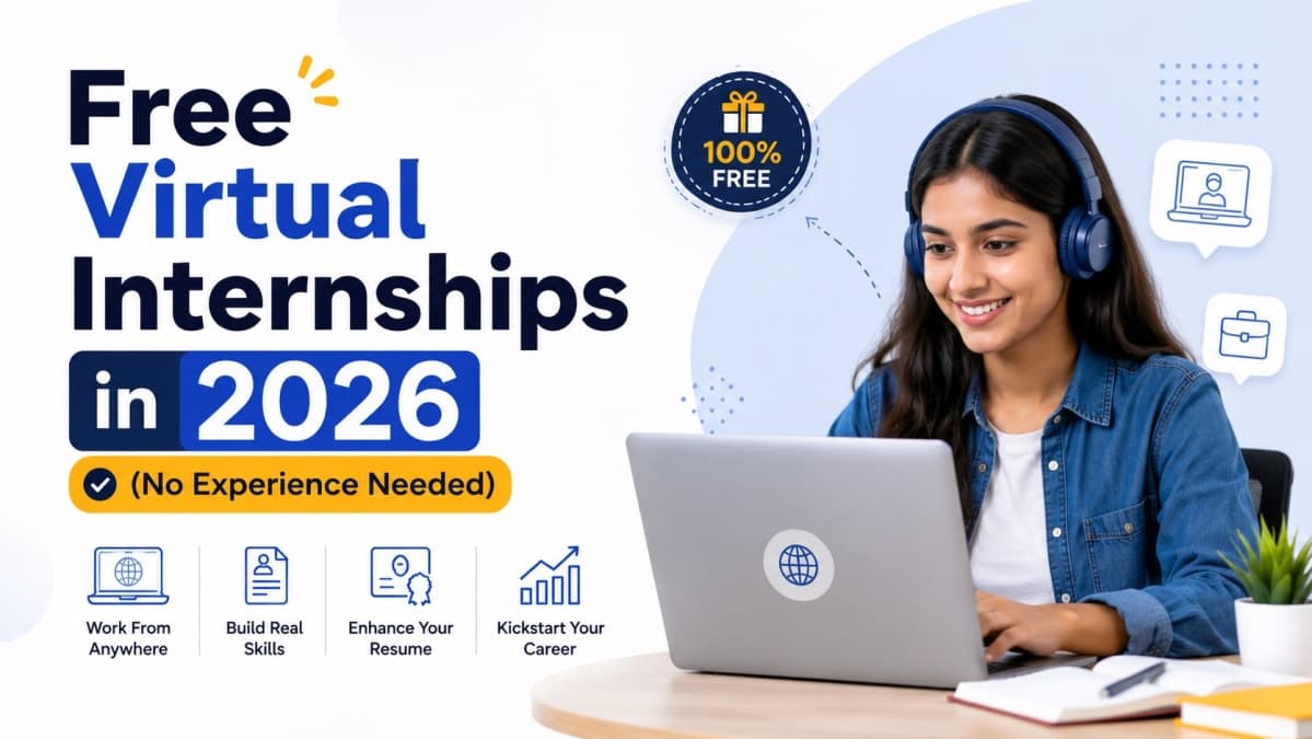 Free Virtual Internships in 2026 (No Experience Needed)